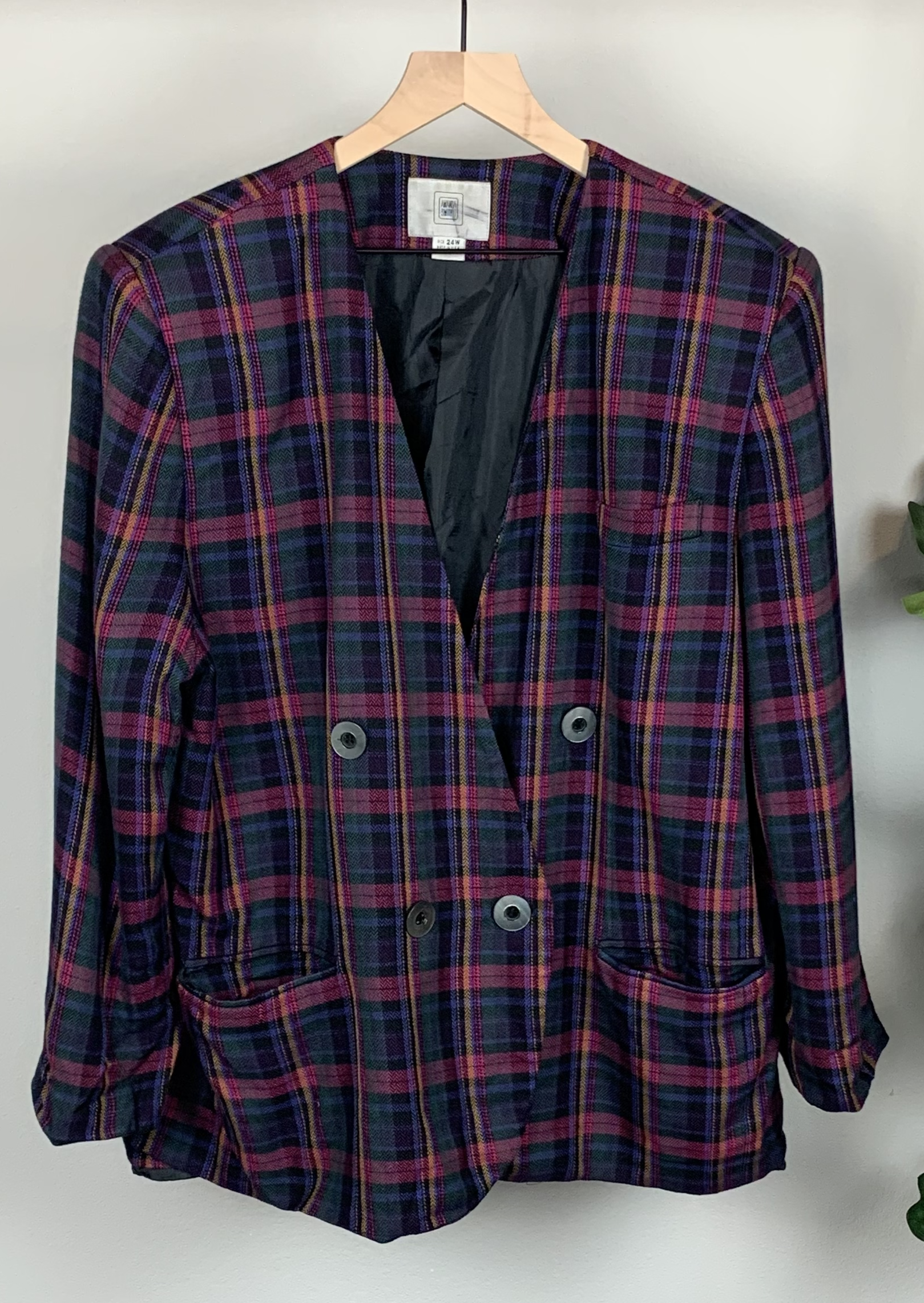 Checkered Blazer by Amanda Smith II