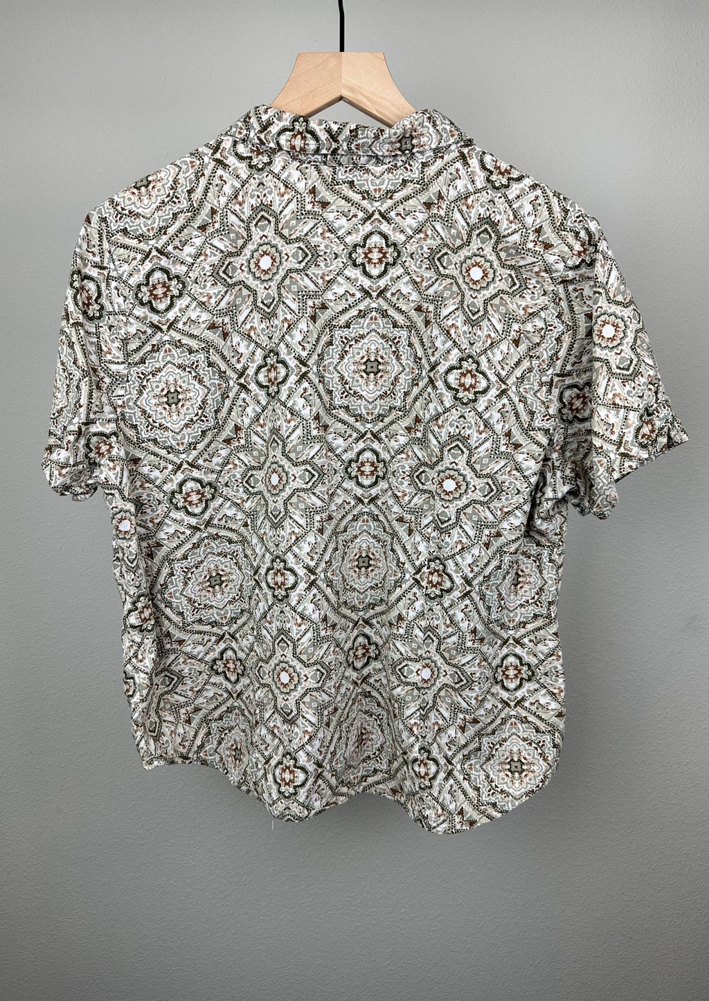 Green and Brown Box Shirt by Erika’s