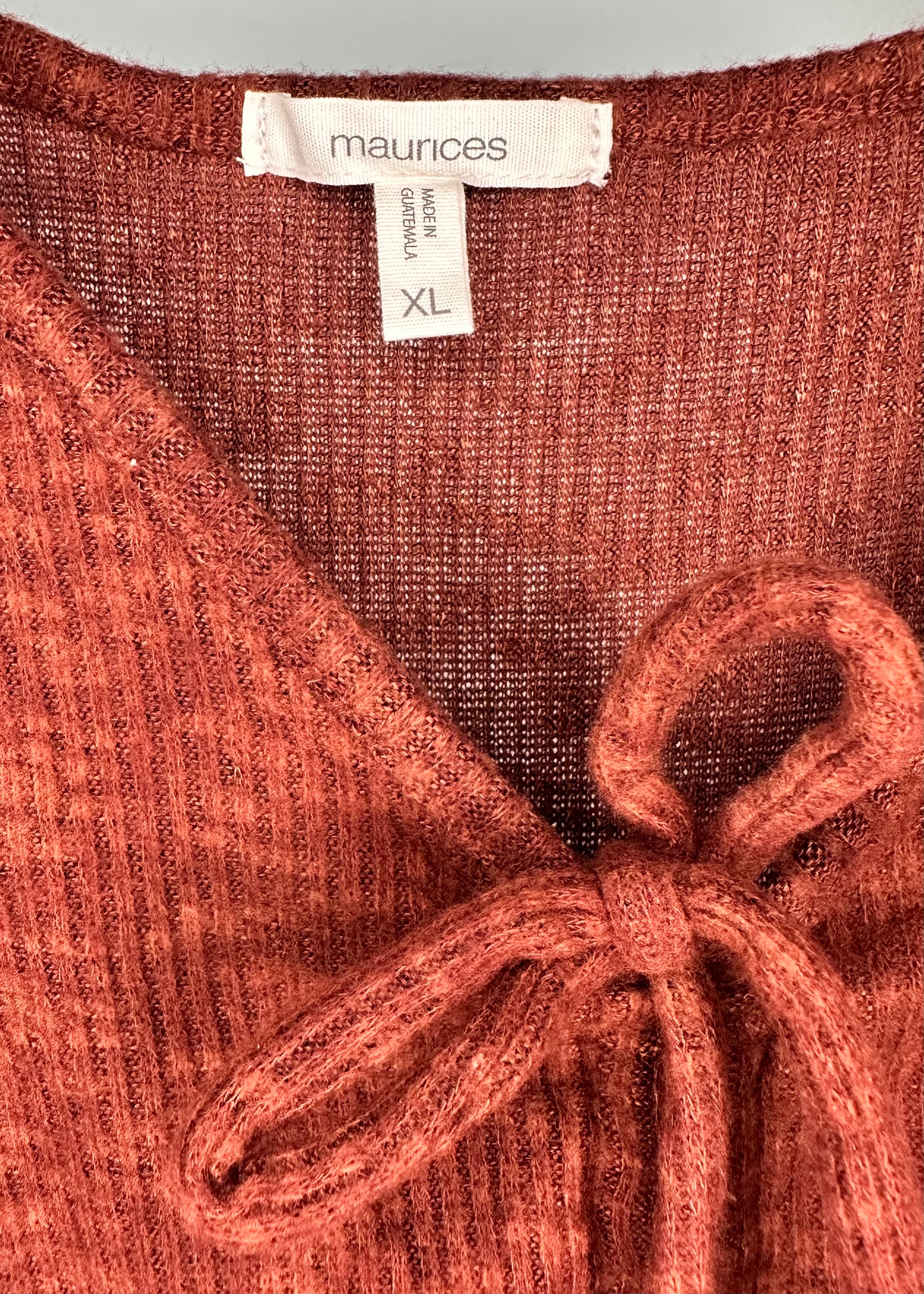 Burgundy V-Cut Lounge Top By Maurices