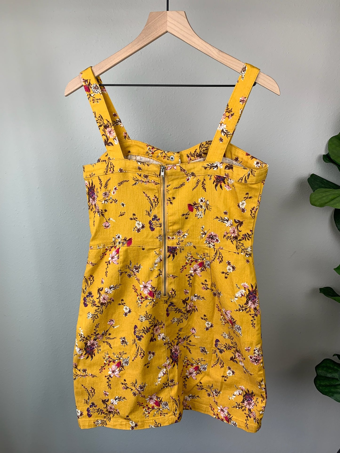 Yellow Floral Dress By No Boundaries