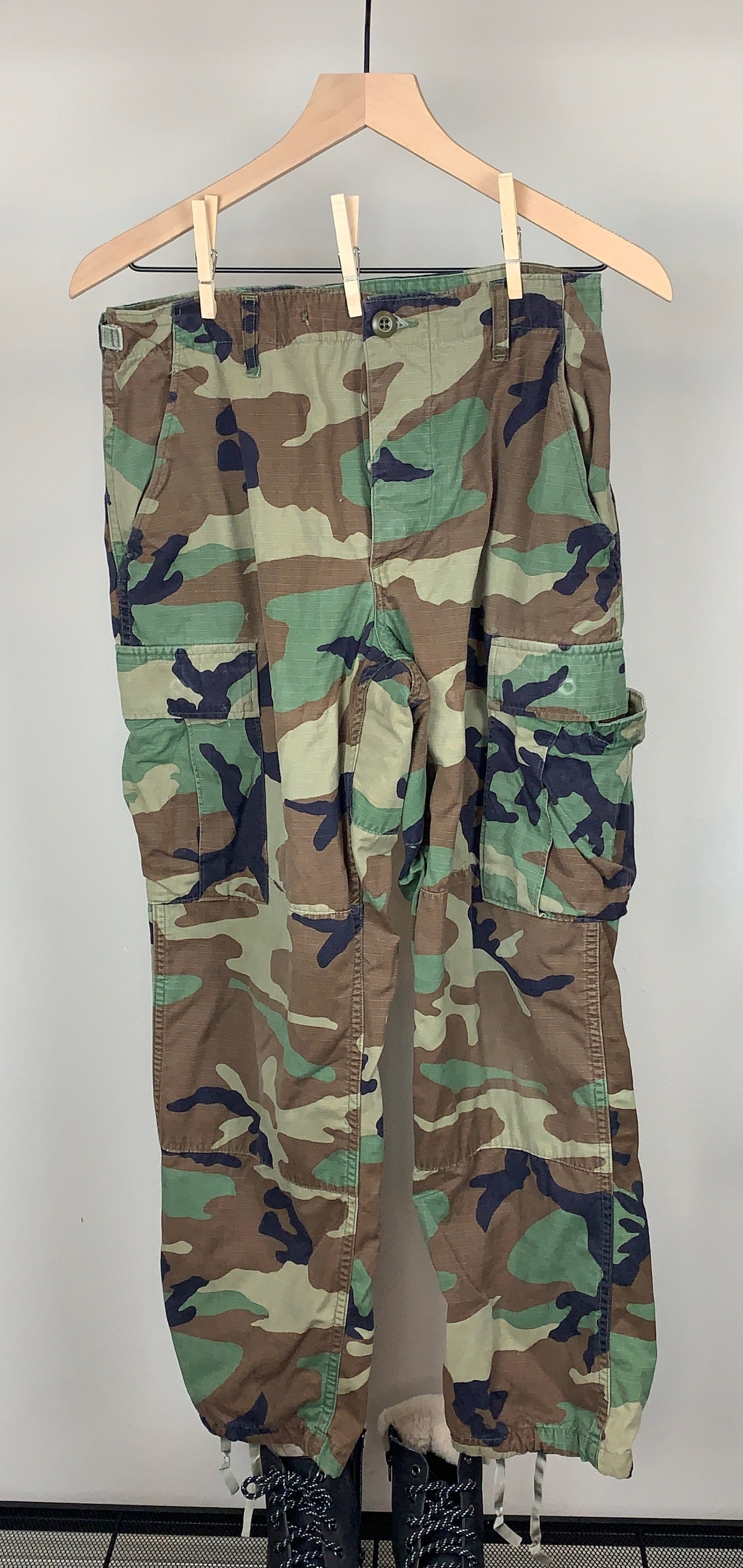 Draw String Camo Camouflage Pants
