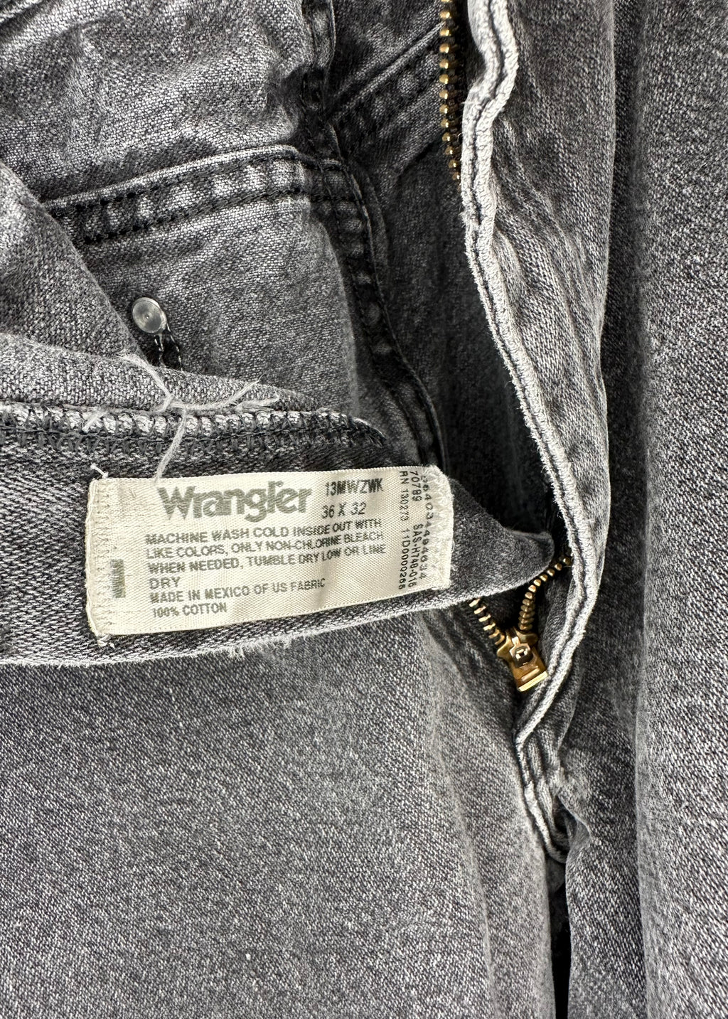 Vintage Washed Black Denim By Wrangler