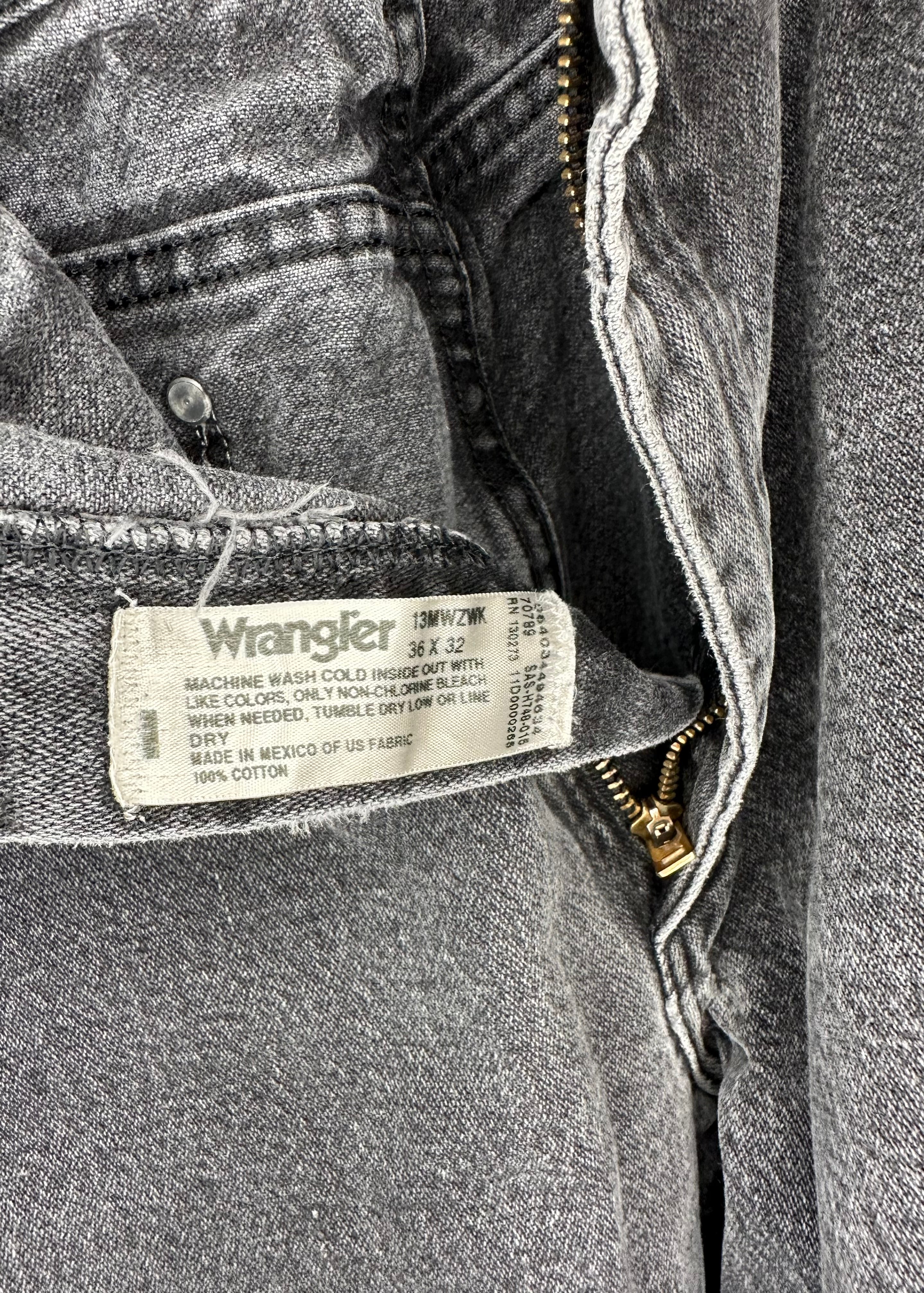 Vintage Washed Black Denim By Wrangler
