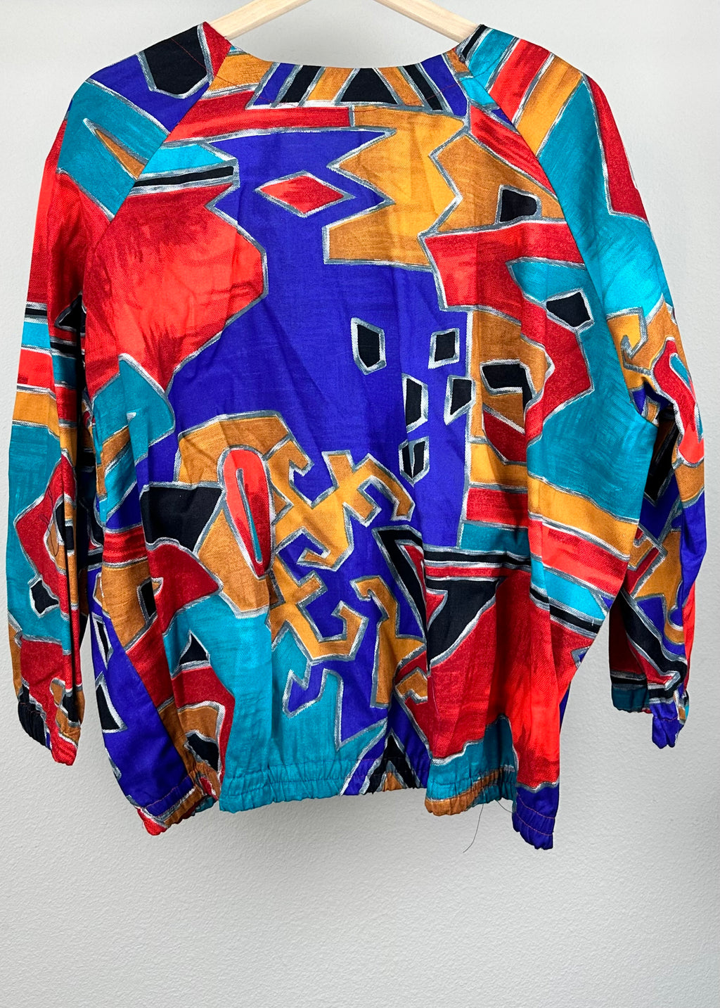 Aged Color Block Top