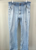 Rustler Ripped Blue Jeans