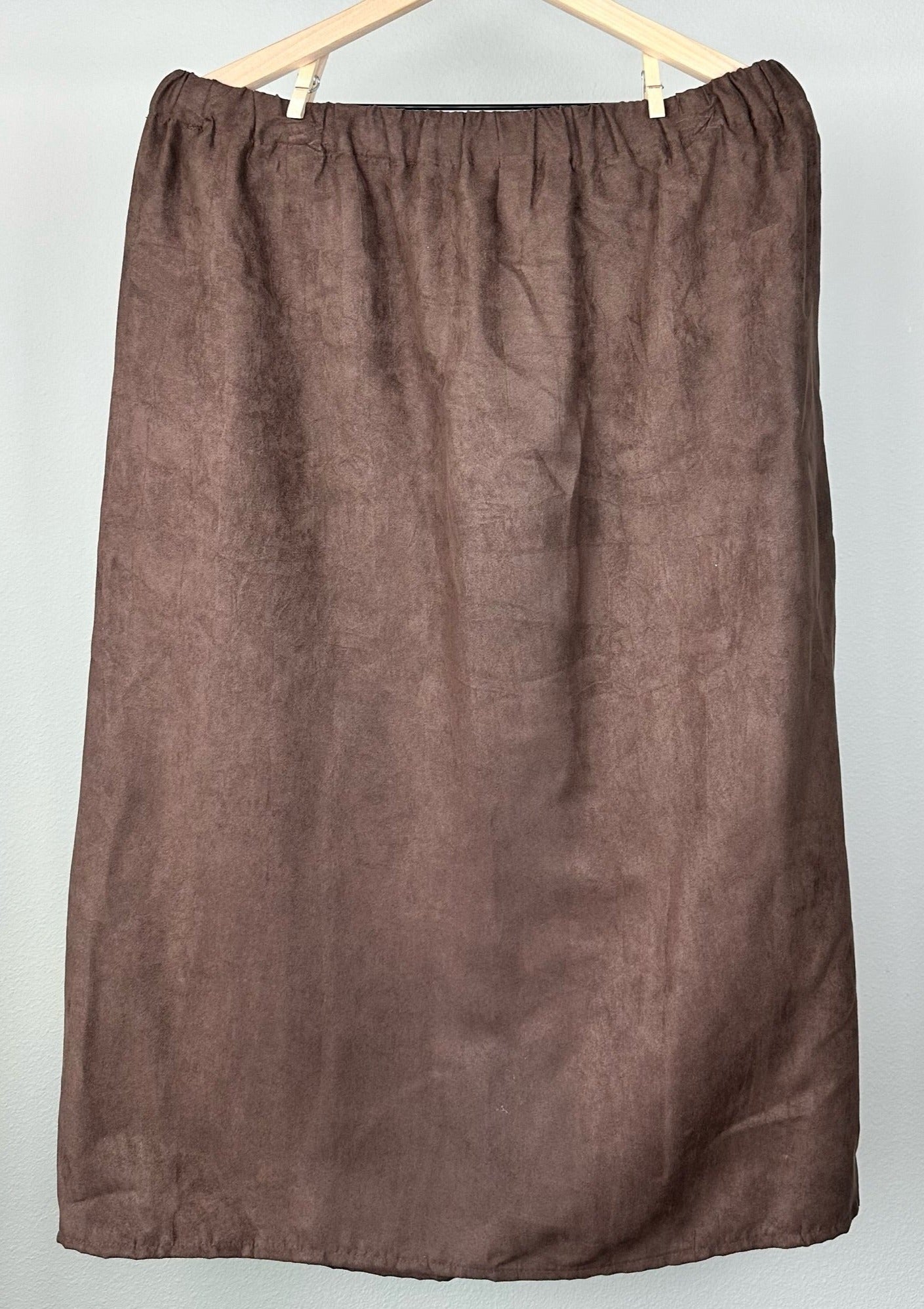Brown Nature Shirt-Skirt Set