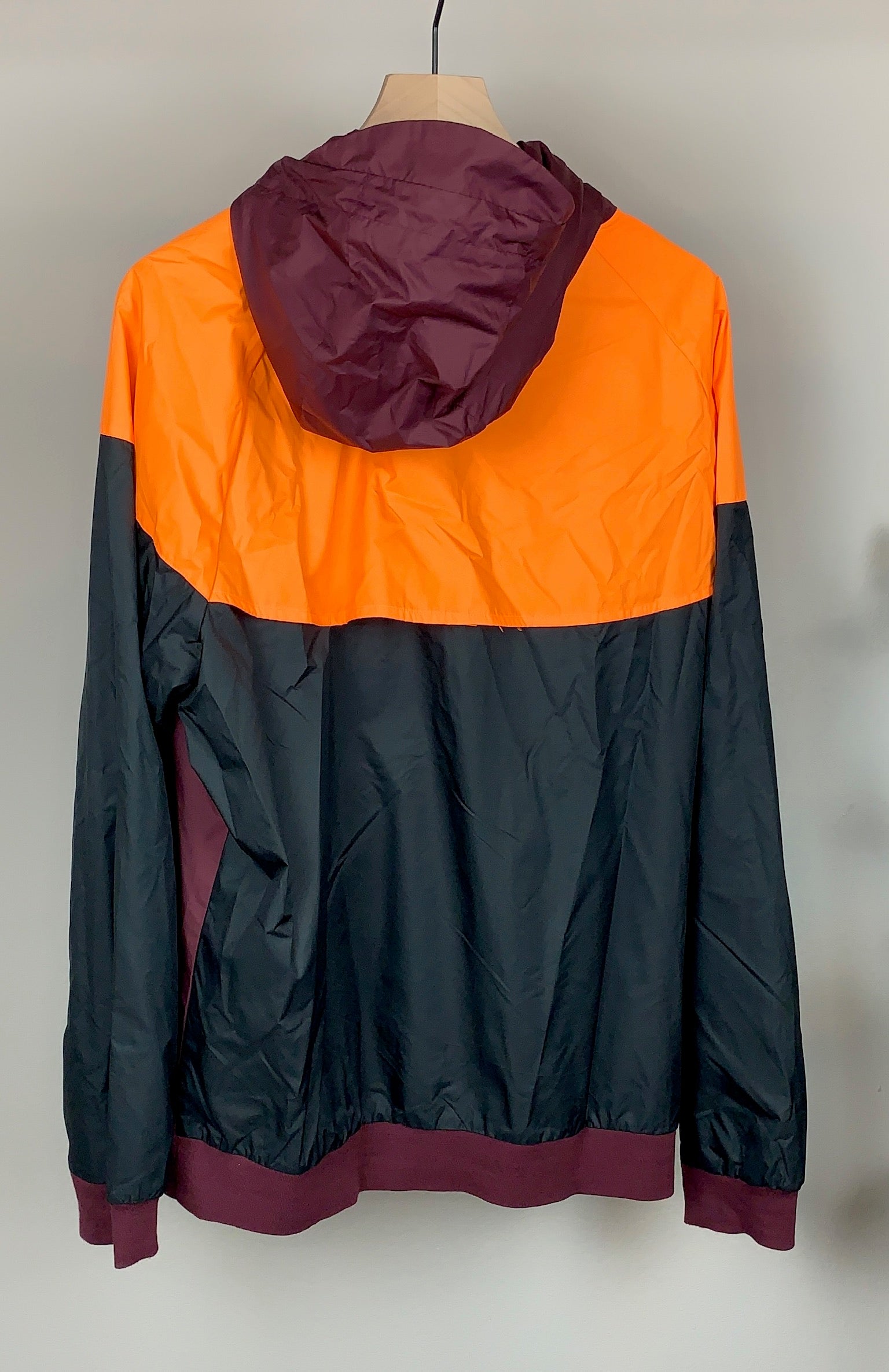 Orange and best sale black nike windbreaker