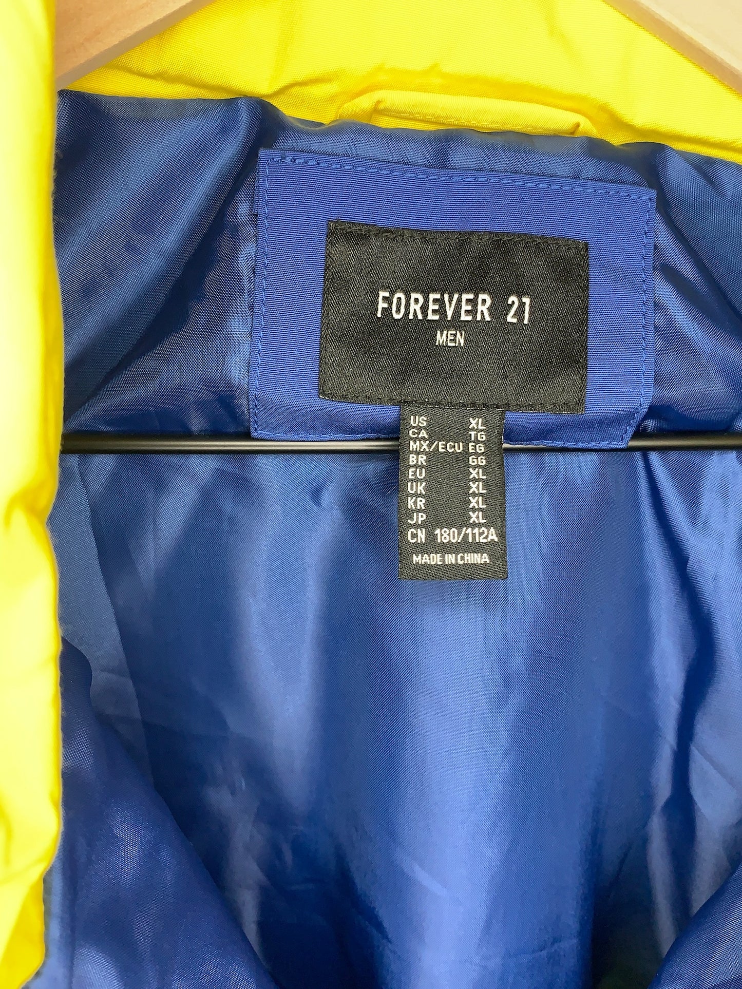Color Block Jacket By Forever 21 Men