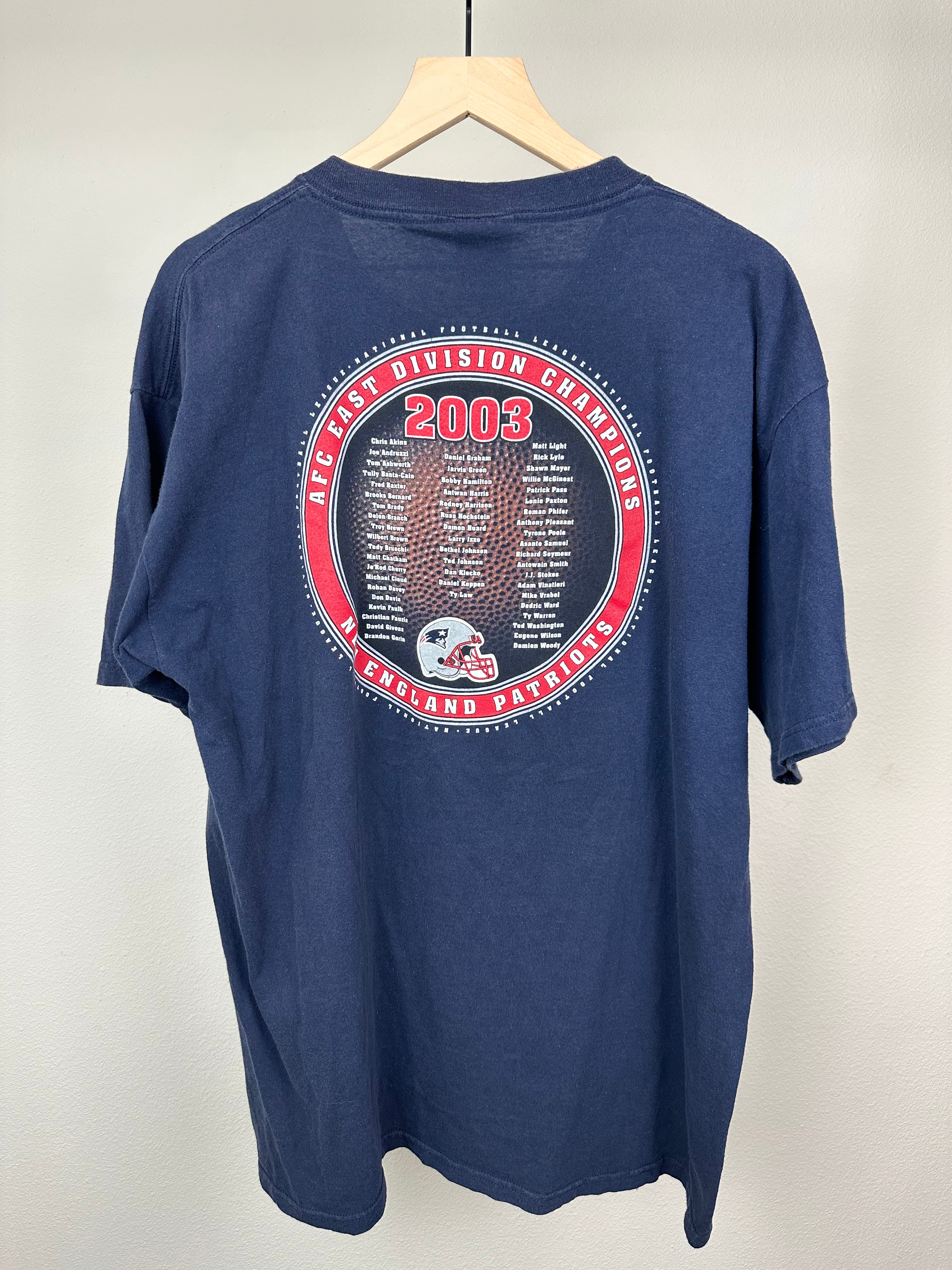 Tom Brady 2003 Classic Championship Team Shirt