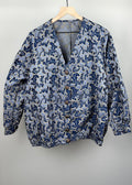Two Shades Of Blue Custom Jacket