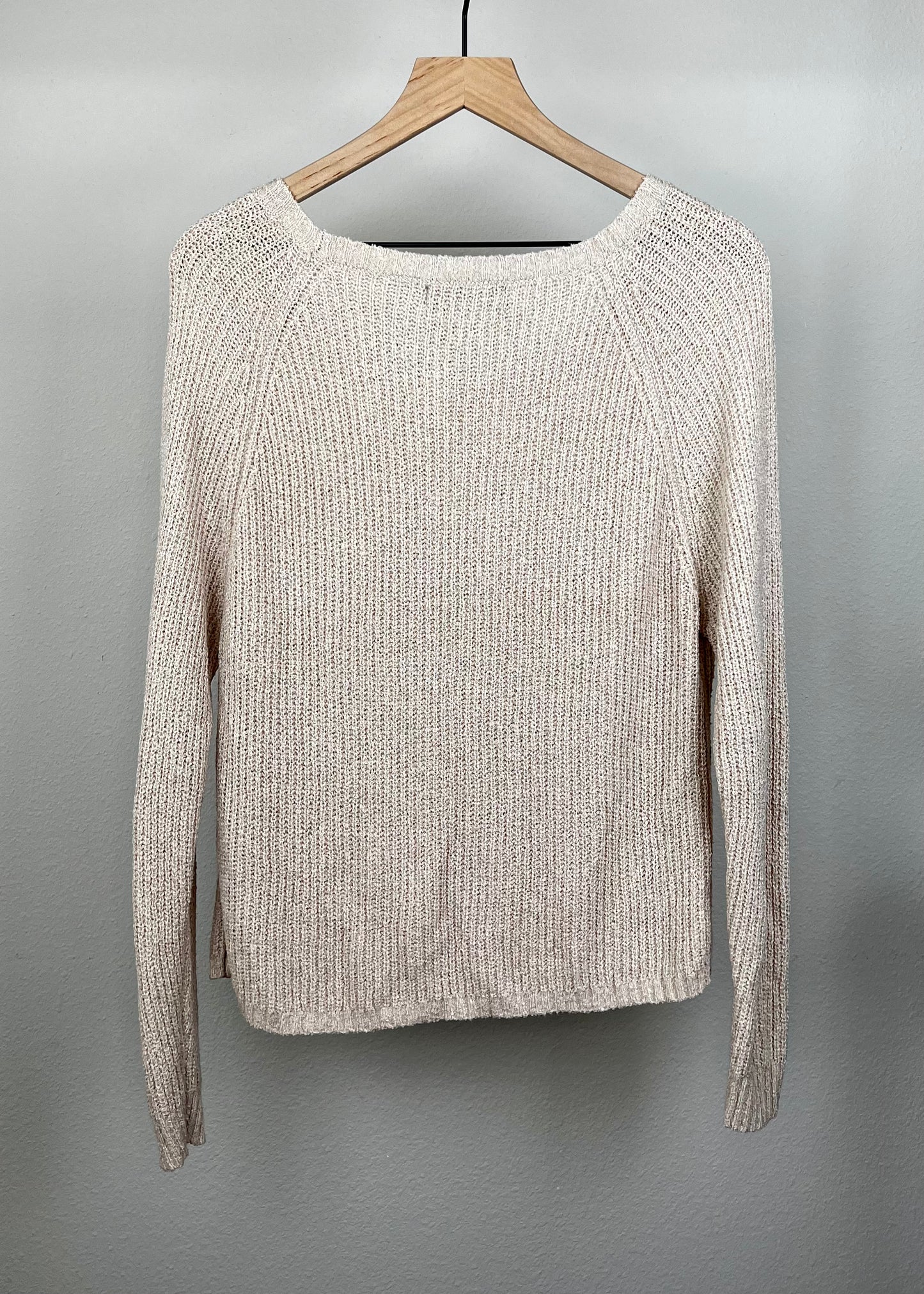 Lulus Tan Long Sleeve Sweater