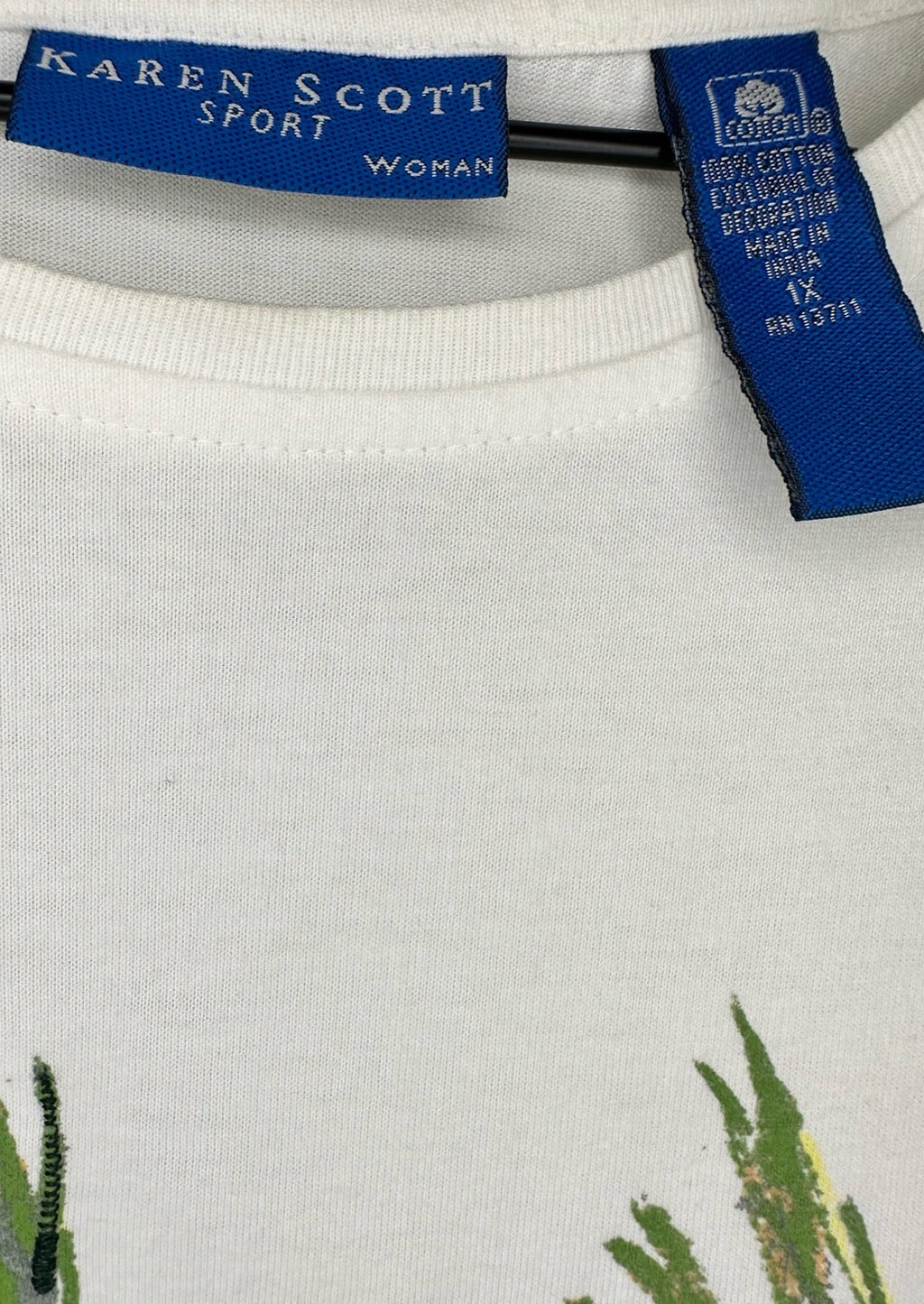 Karen Scott Palm Tree T-Shirt