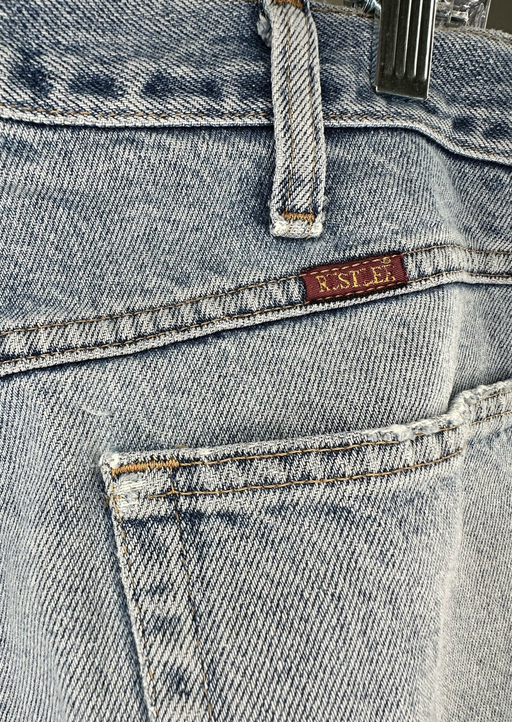 Rustler Ripped Blue Jeans