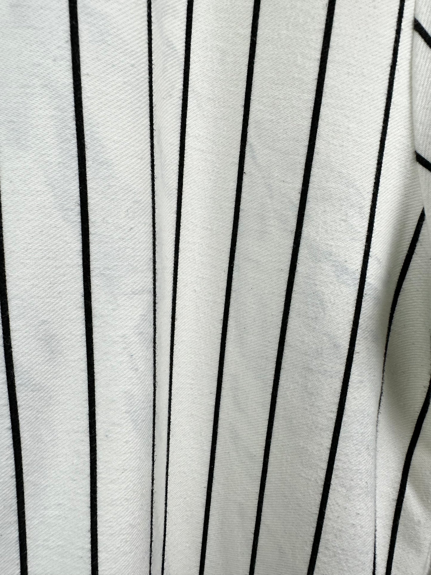 Pin Striped Plain Baseball Jersey