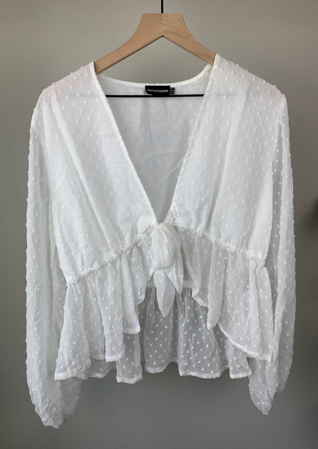 Sheer White By Pretty Little Things