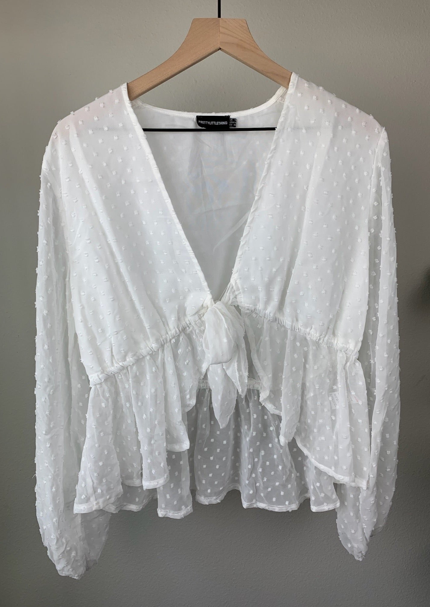 Sheer White By Pretty Little Things