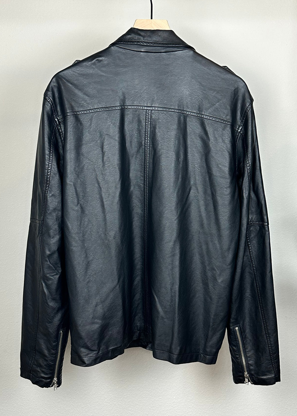 Faux Leather Jacket by Forever 21