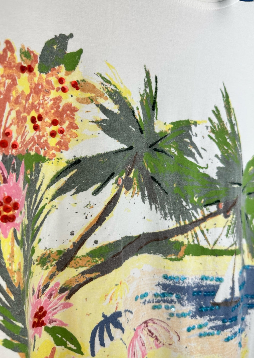 Karen Scott Palm Tree T-Shirt