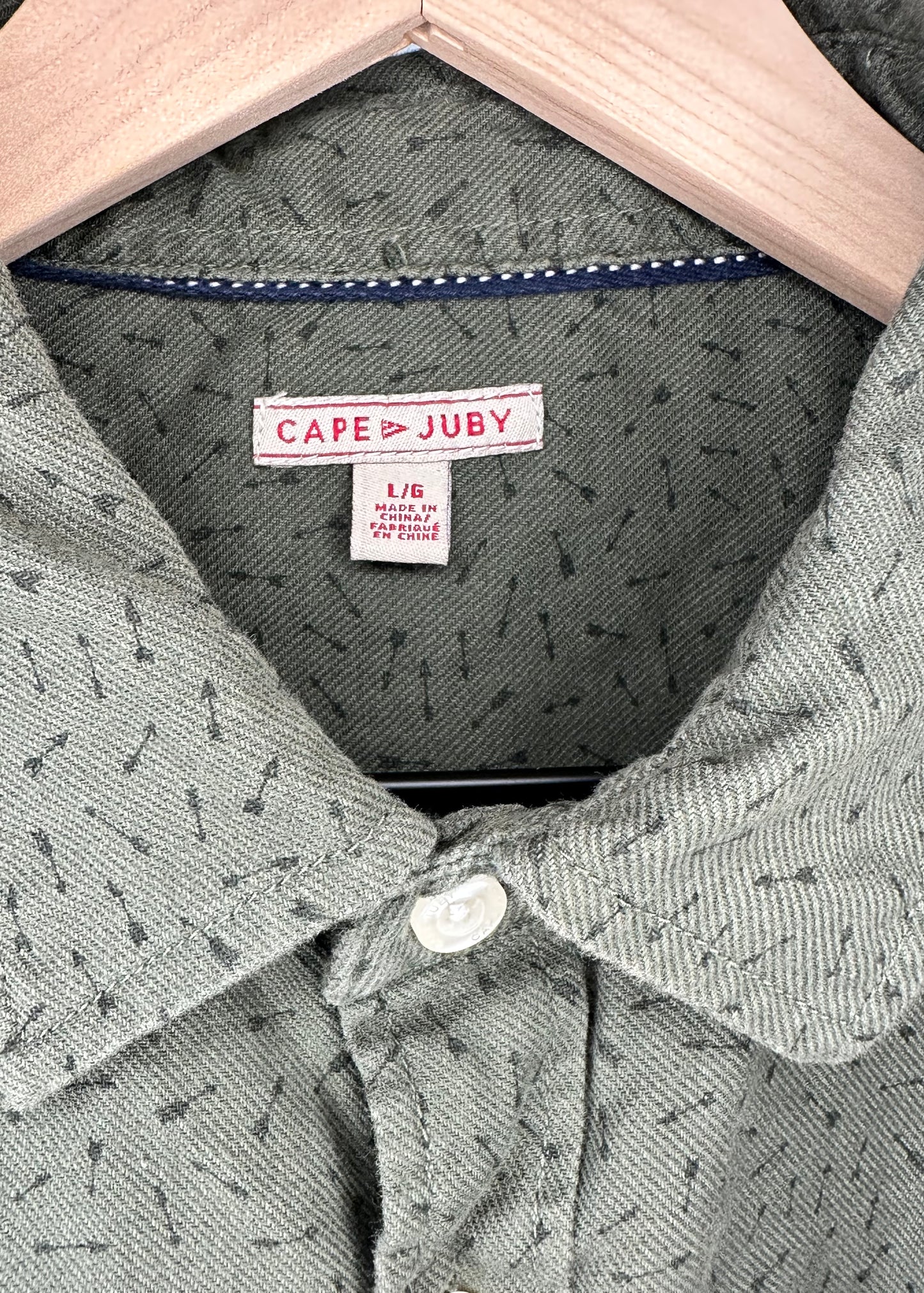Green Button Up By Cape Juby