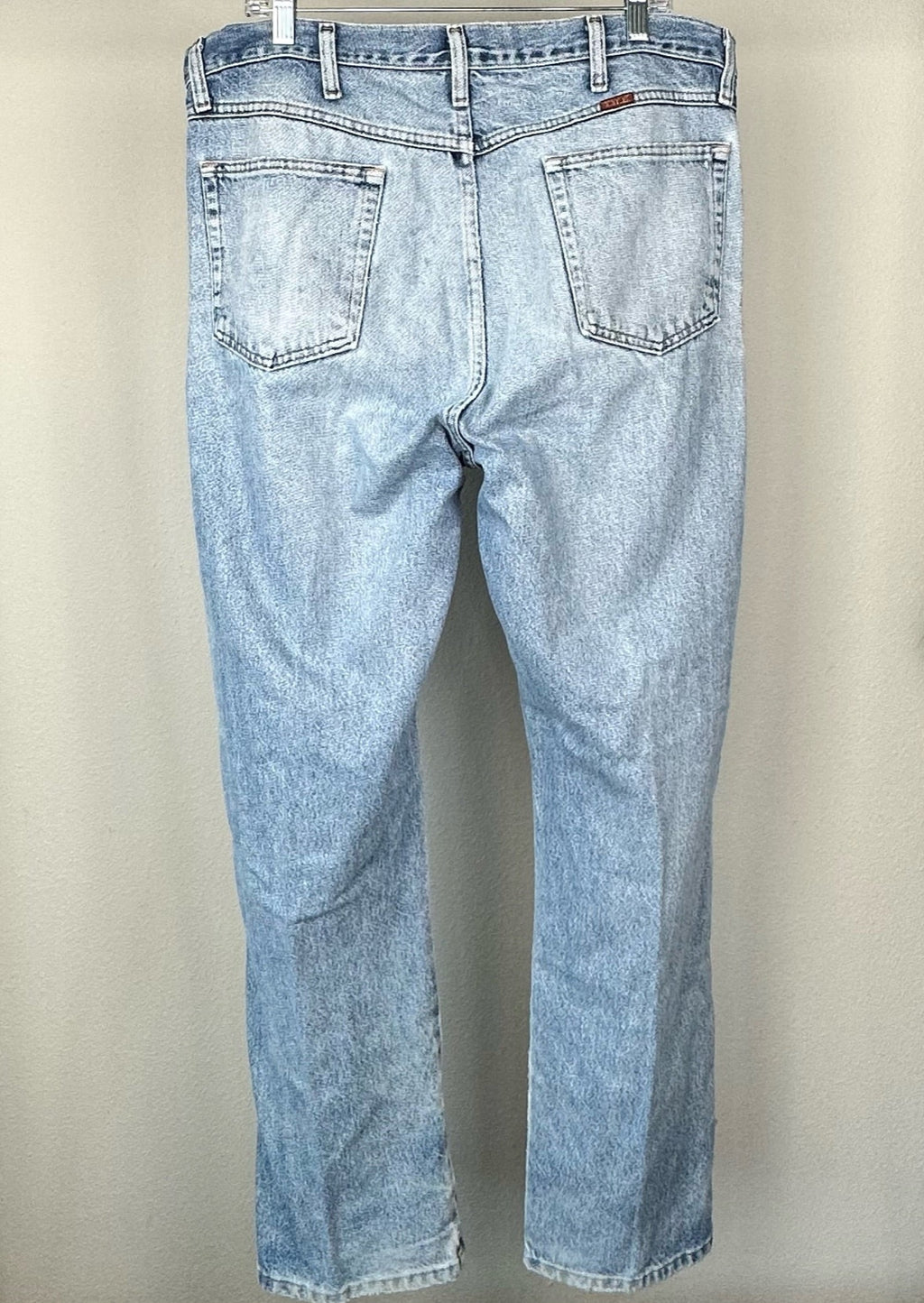 Rustler Ripped Blue Jeans