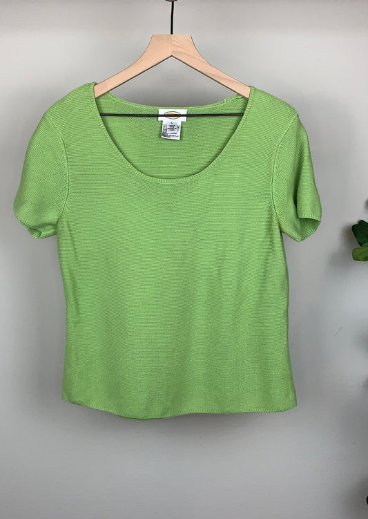 Green Knit Comfort By Talbots