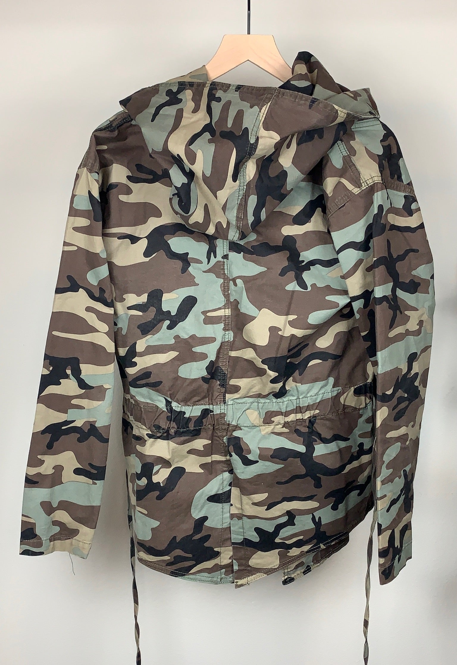 Front Tie Army Fatigue Jacket By Fashion Nova