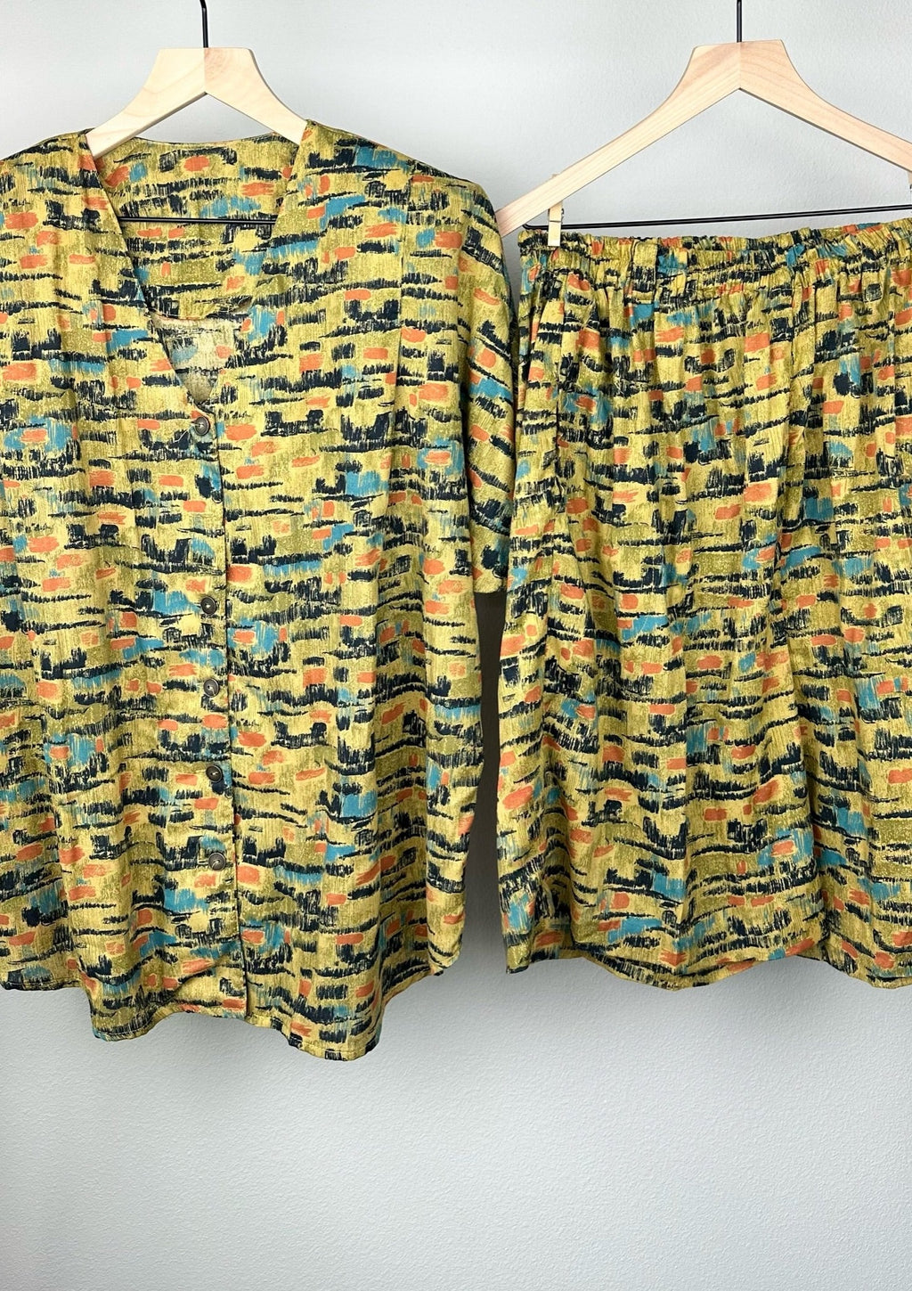 Painted Brick Shirt-Skirt Set
