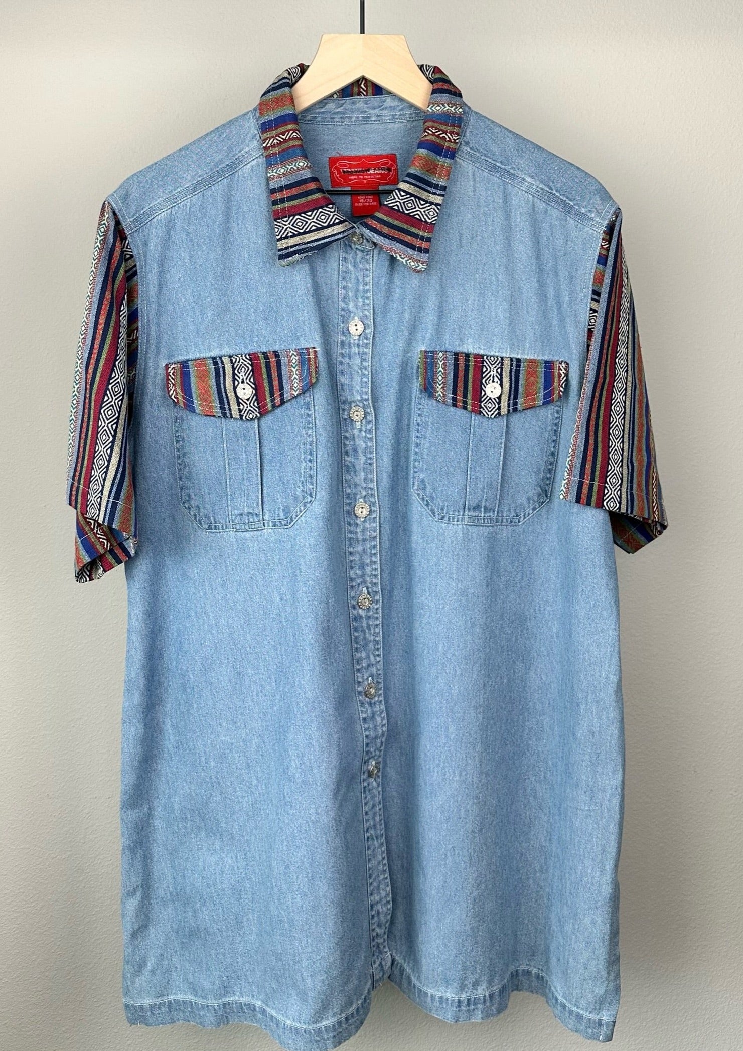 Venezia Denim Shirt-Skirt Set